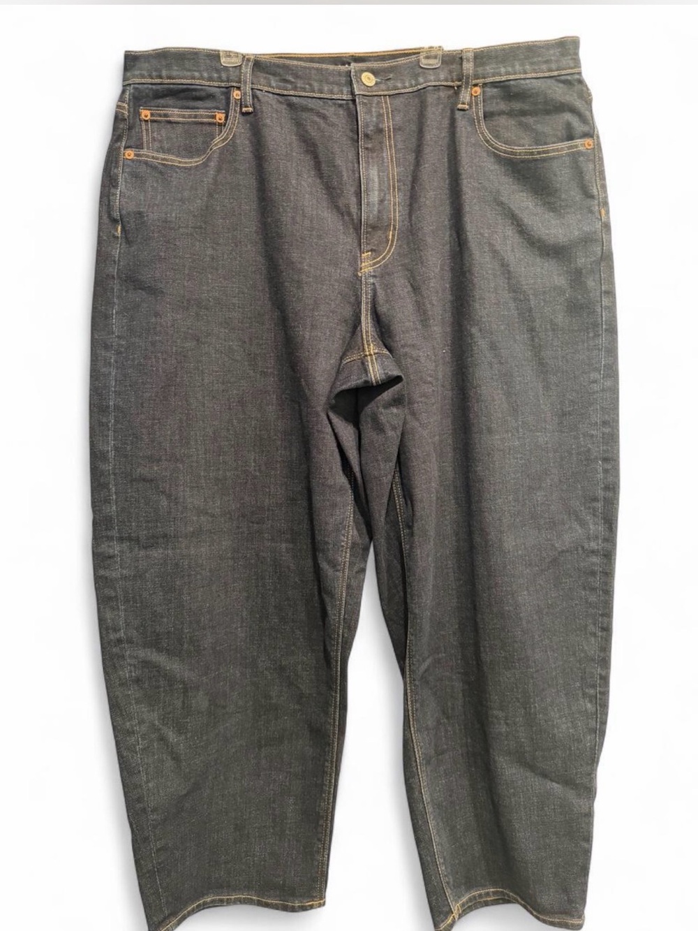 NWT AMERICAN EAGLE STRETCH BARREL JEANS- DARK WASH - Size 18 34W